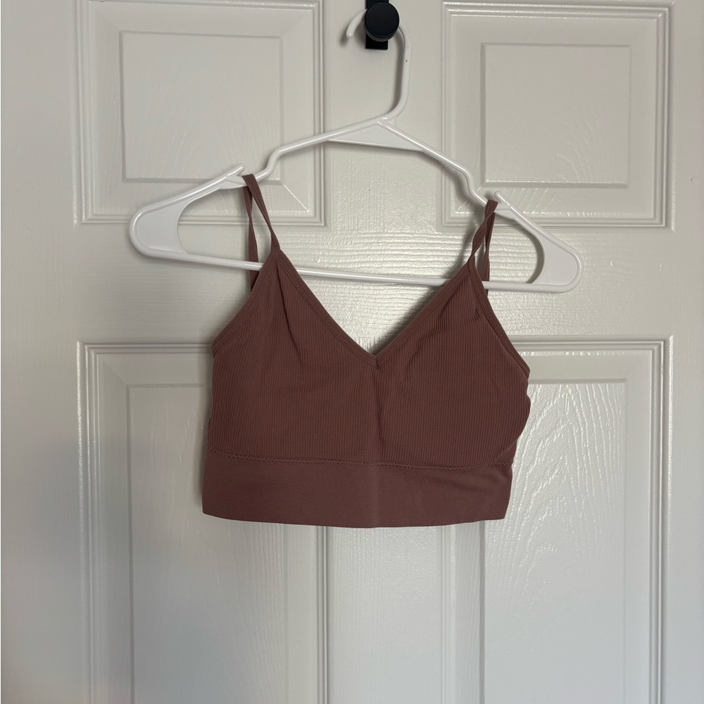 SHEIN Brown V-Neck Camisole